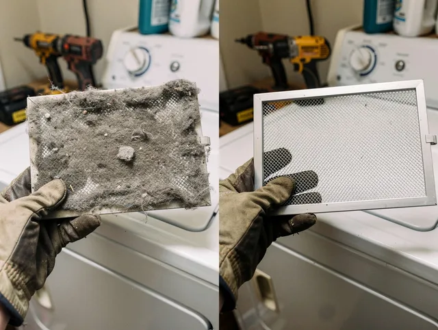 Professional lint trap cleaning by Azusa Dryer Vent Cleaning in Azusa