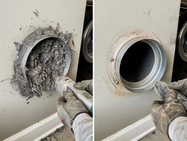 Professional clogged vent cleaning by Azusa Dryer Vent Cleaning in Azusa