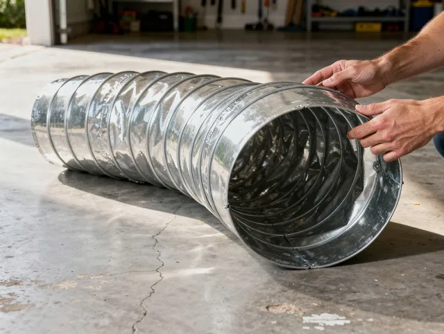 Azusa Dryer Vent Cleaning specialist using advanced equipment for thorough duct cleaning in Azusa